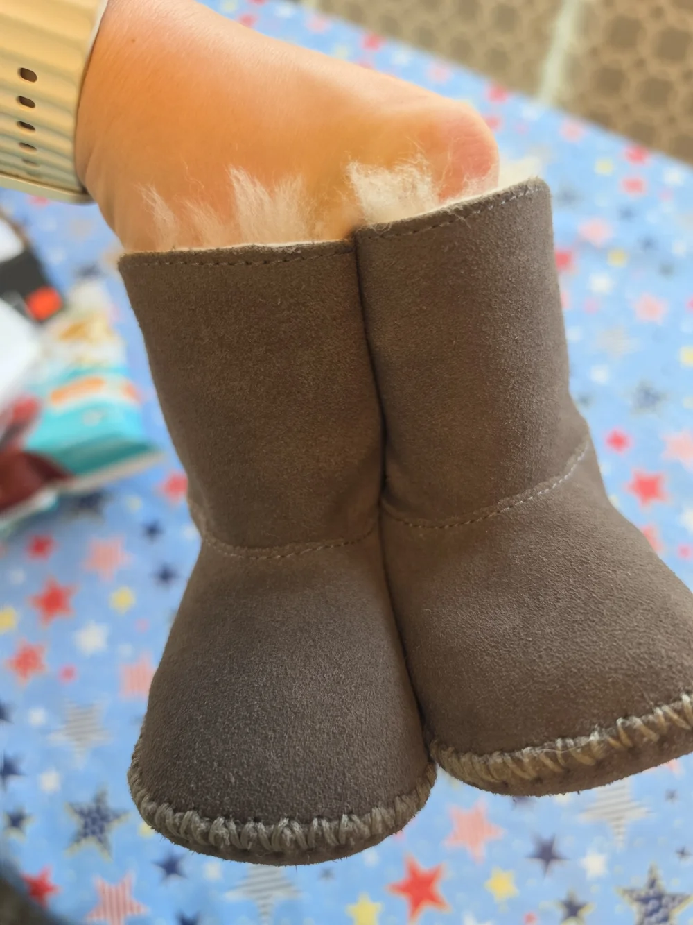 UGG plush shearling